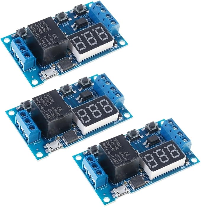 Two Mode Programmable Timers Relays Module LED Display Industrial Control 6 30V - Image 7