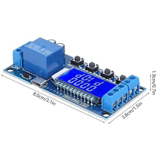 Delay Timer Relay Module, LCD programmable Cycle Switch - Image 3