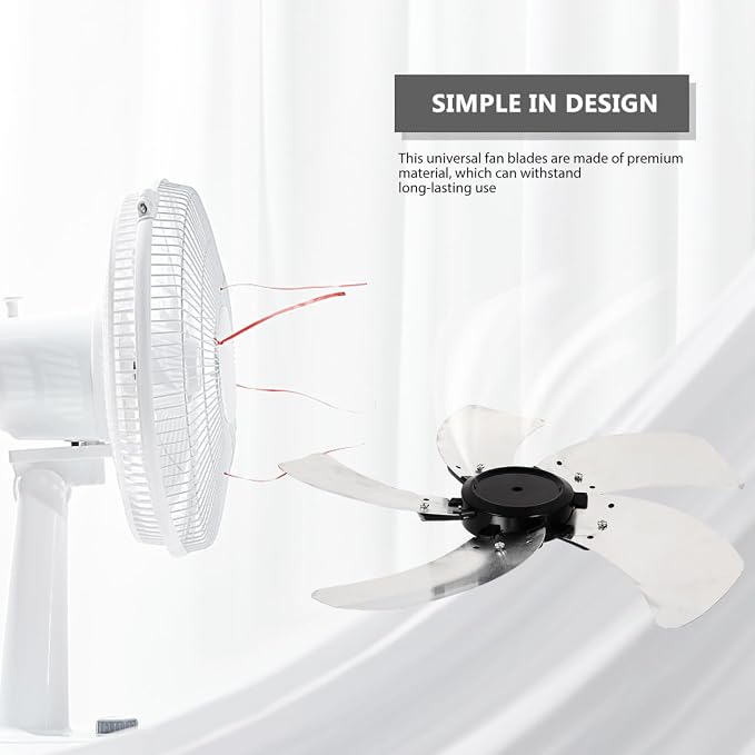 Ciieeo 5 Floor Fan Blade Universal Fan Blades Table Repair Part Outdoor Leaves - Image 6