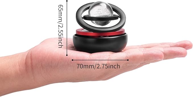 Kwak’s Solar-Powered Rotating Car Aromatherapy Auto-Spinning Ornament - Image 6
