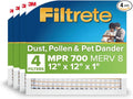 Filtrete 12x12x1 AC Furnace Air Filter, MERV 8, MPR 700, Tough on Pollen by Unknown