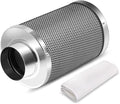 4 Inch Air Carbon Filter Odor Control, Reversible Flange, Pre-Filter Included by Unknown
