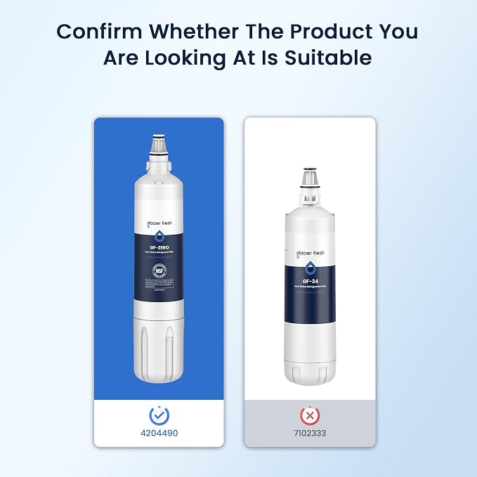 GLACIER FRESH Replacement for 4204490 Water Filter and 7007067 Air Purification - Image 3