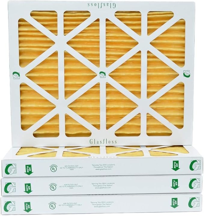 Glasfloss ZL 20x24x2 MERV 11 2" Inch AC Furnace Pleated Air Filters. Box of 6. - Image 4