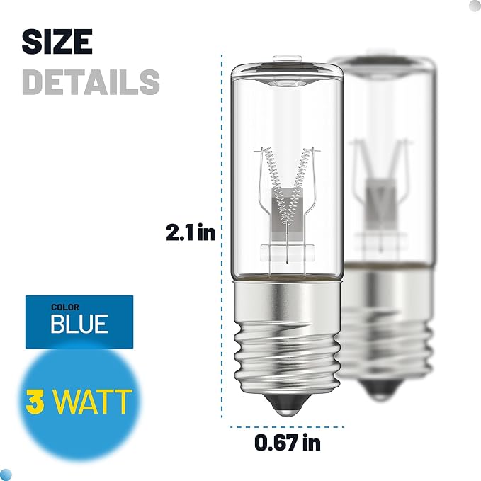 ANTOBLE 3W LB1000 UVC Replacement Bulb Compatible - Image 2