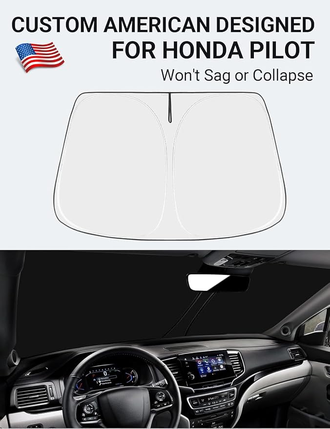 Proadsy 2026 Upgrade Front Windshield Sun Shade Foldable Sunshade Protector - Image 2