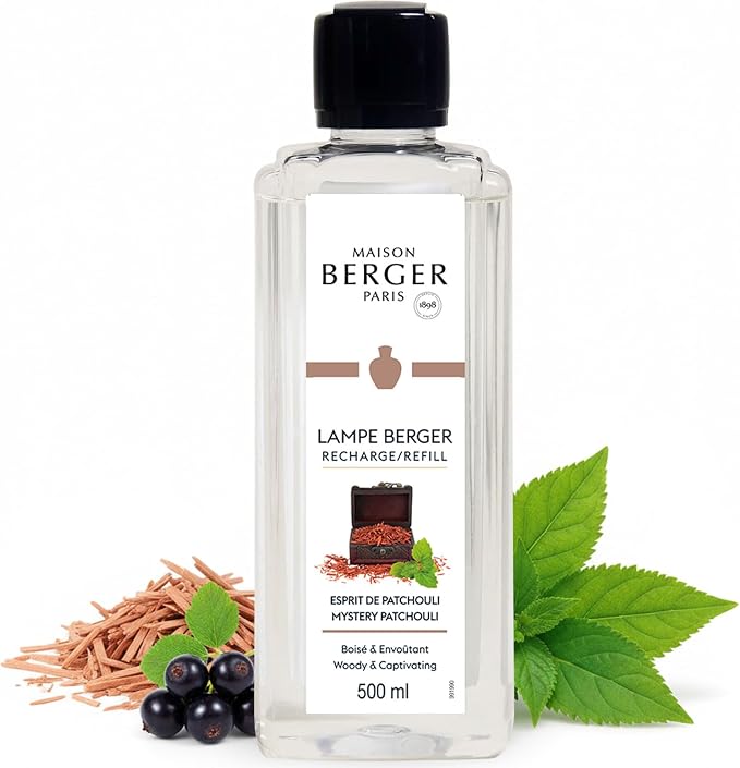 MAISON BERGER Lampe Berger Refill, 500 ml, Mystery Patchouli | Catalytic Lamp by MAISONBERGER
