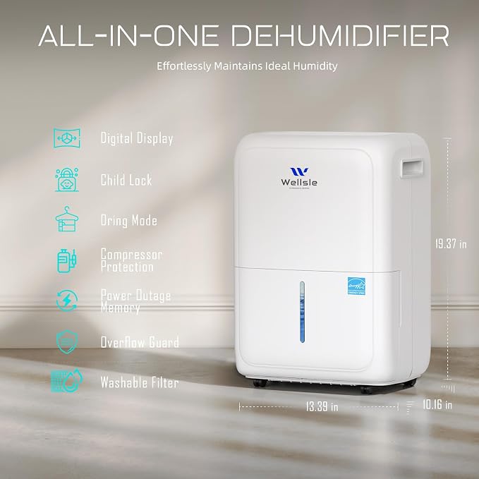 Energy Star Certified 52 Pint Dehumidifier - Image 2
