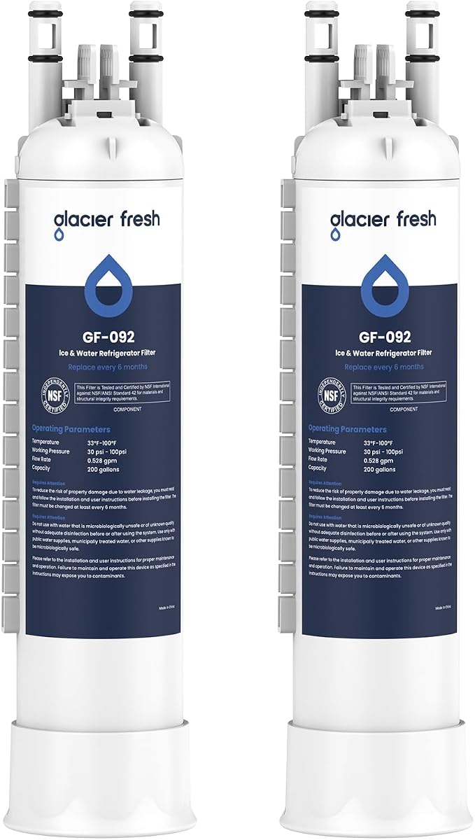 GLACIER FRESH FPPWFU01 Water Filter Replacement by GLACIERFRESH