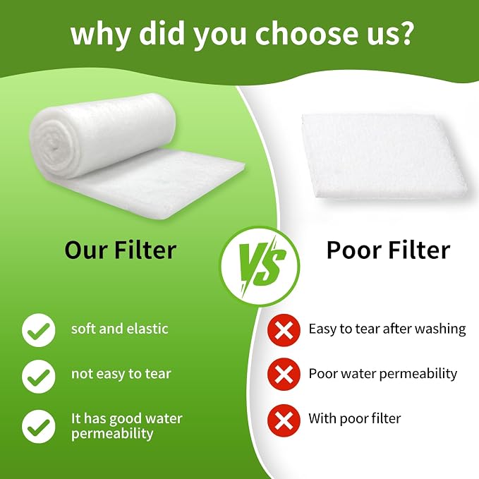 Aquarium Filter Floss 24"x36"x0.5" Filter Floss - Image 8