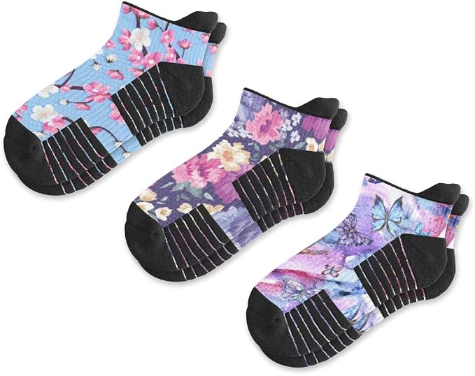 Viasox Ankle Compression Socks for Women & Men 3 Pack, 14 mmHg Support Improves - Image 2