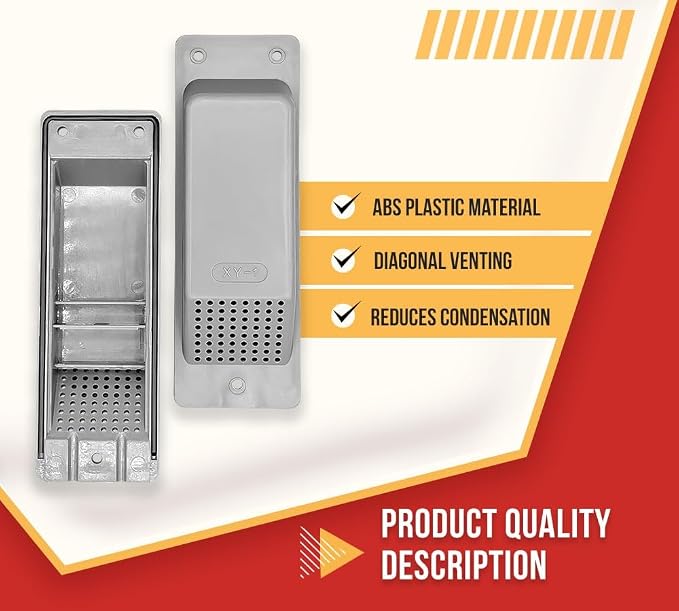 Mytee Products Shipping Container Air Vent, Cross Flow Ventilation - Image 2