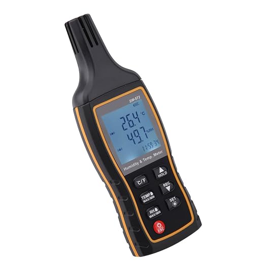 LCD Thermometer Hygrometer, Digital Temperature Humidity Meter - Image 8