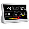 16 in 1 Air Quality Monitor Indoor 7" Display 9 AQI+7 AQI Alerts Air Quality by YNAK