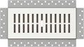 BreezeLux BL412 Magnetic Air Supply Vent Cover, Fits 4" x 12" Duct Openings | by LuxairyVents