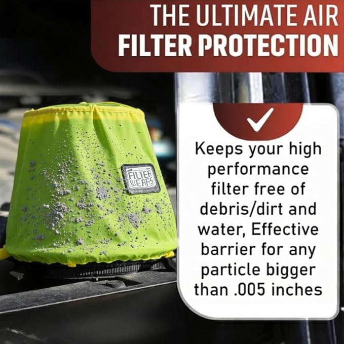 FILTERWEARS Pre-Filter F102Y For SPECTRE 8131 8132 8136 8138 K&N RG-1001 - Image 6