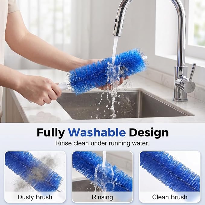 Bendable Microfiber Head, 2026 New Plastic Fan Cleaner Brush, Fan Cleaning - Image 6