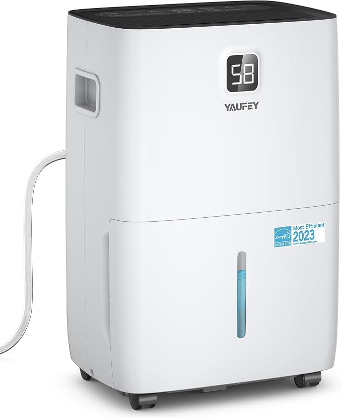 Yaufey 5000 Sq.Ft. Energy Star Certified Dehumidifier, Max 80 Pints Dehumidifier by Yaufey