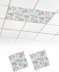 2 Pack Vintage Teal Fluorescent Light Covers by Unknown