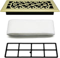 4X10 Inch Metal Floor Register Vent Covers by JATOHOME