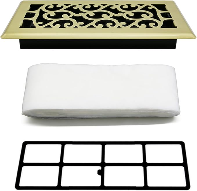 4X10 Inch Metal Floor Register Vent Covers by JATOHOME