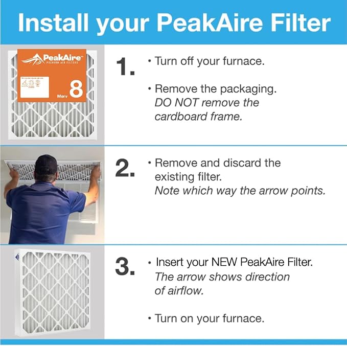 Merv 8 Basic 16" x 20" x 4" Air Filter - Image 5
