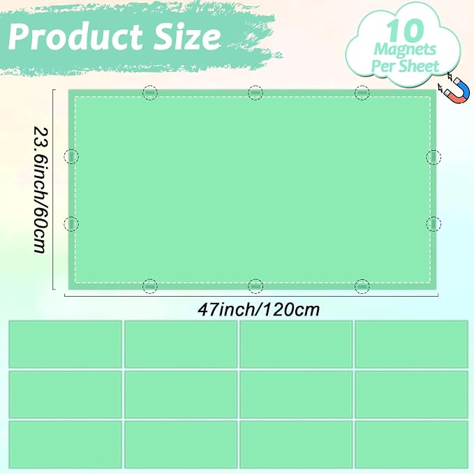 Wiooffen 12 Pcs Fluorescent Light Covers - Image 2