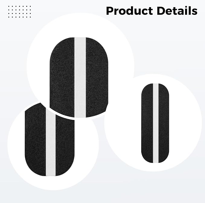 10 Pcs Ceiling Fan Pads for Blades, 9.8 x 3.5 x 0.4 in 25 x 9 x 1 cm Activated - Image 4