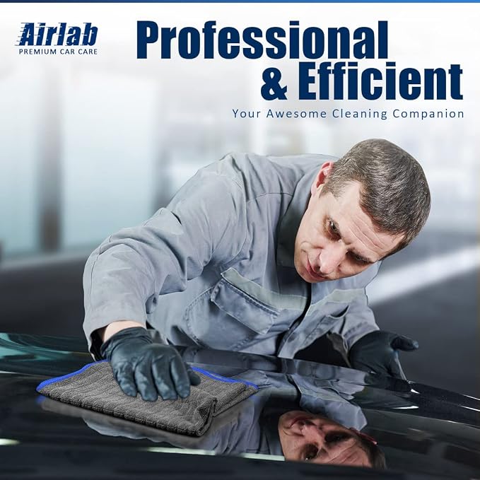 Airlab Glass Polishing Cloth Streak Free Miracle Cleaning Cloth Lint Free - Image 8