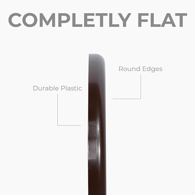 10-Pack 4" Round Air Vent Cover – Brown Plastic Soffit Air Vent Deflector - Image 4