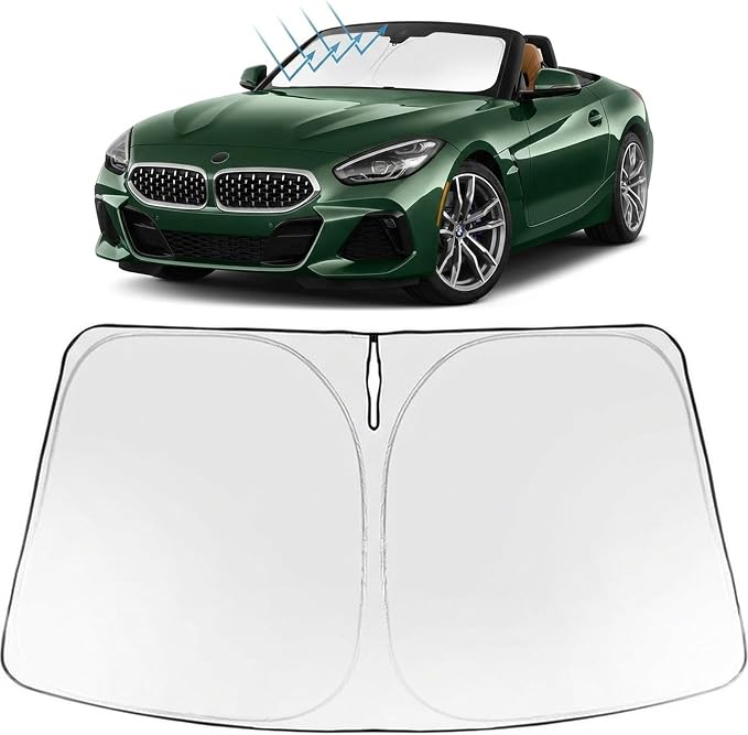 Proadsy Windshield Sun Shade for BMW Z4 2019-2026 Foldable Front Sunshade by Proadsy