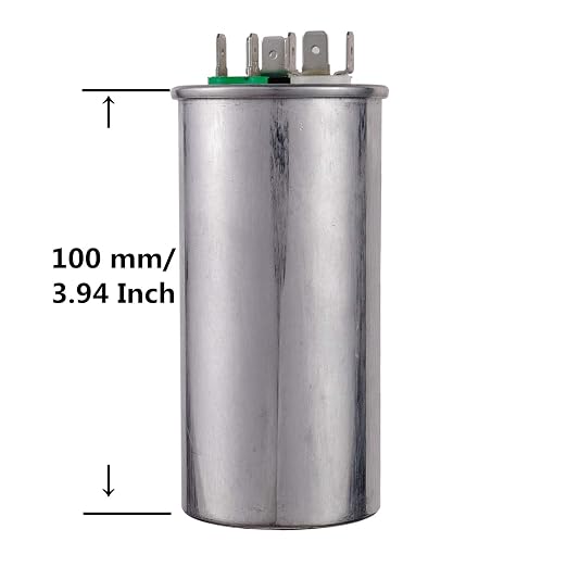 BOJACK 30+5uF 30/5MFD ±6% 370V/440V CBB65 Dual Run Circular Start Capacitor - Image 2