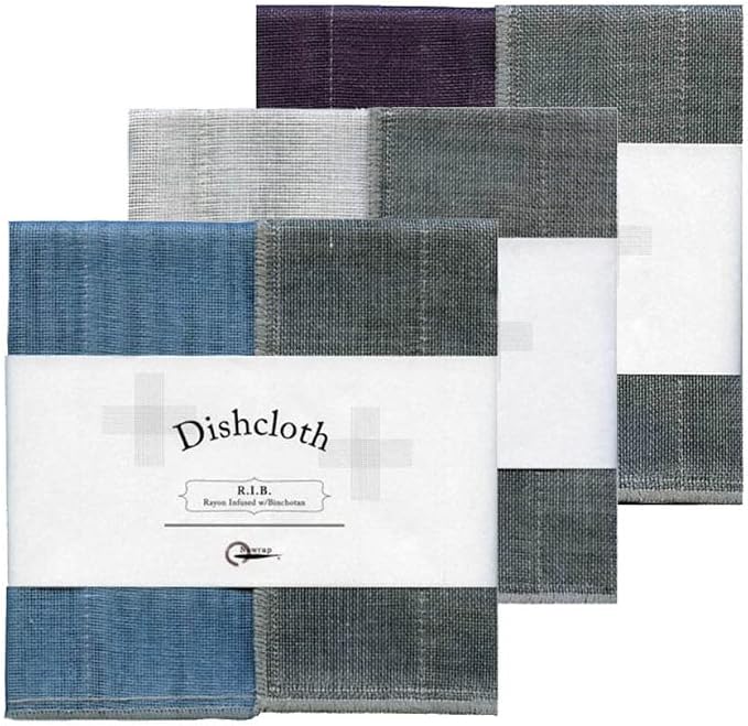 Nawrap Binchotan Charcoal Dishcloths, Naturally Anti-Odor by NawrapxIPPINKA