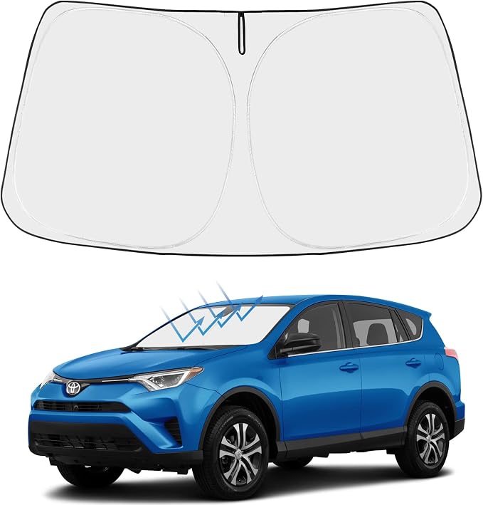 Proadsy 2026 Upgrade Front Windshield Sun Shade Foldable Sunshade Protector by Proadsy