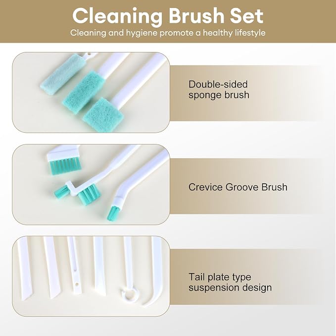16 Pcs Crevice Cleaning Brush Set, Small Brushes - Image 3