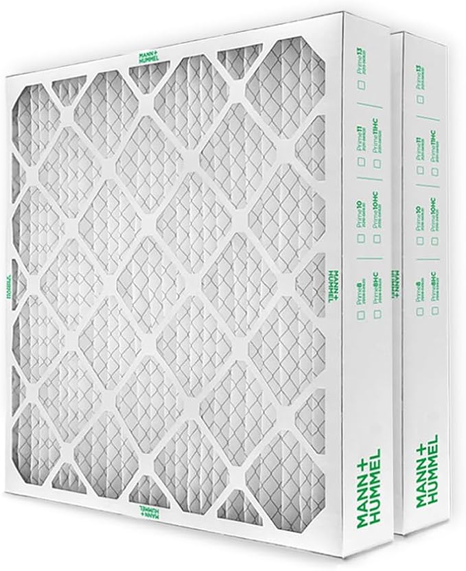 Mann+Hummel 20x25x4 MERV 13 Pleated HVAC AC Furnace Air Filters. 2 Pack. by MannHummel