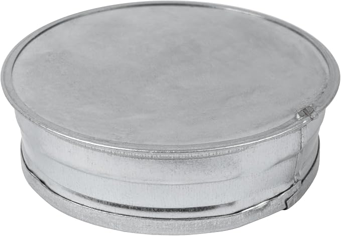 Repa Market 5 Inch Metal Tee Cap – Round Metal Duct Cap by RepaMarket
