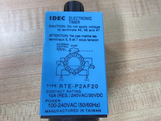 IDEC RTE-P2AF20 ELECTROMECHANICAL MULTIFUNCTION TIMER - Image 3