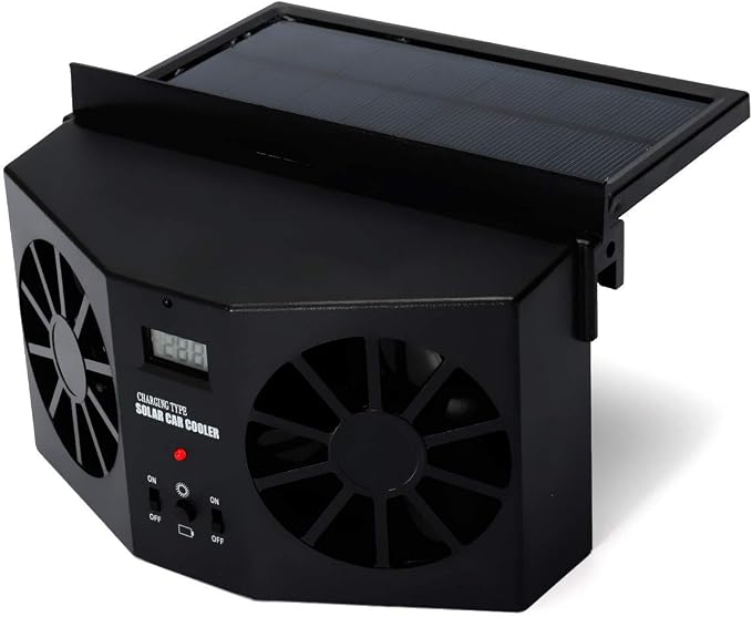 MACHSWON Solar Car Fan, Car Window Fan, Solar Powered Car Exhaust Fan, Car by MACHSWON