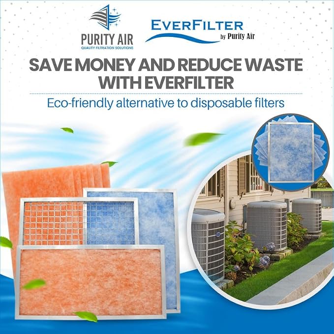 12x24x1 Air Filter MERV 8 Filter Media, AC Furnace Filter, Aluminum Reusable - Image 8