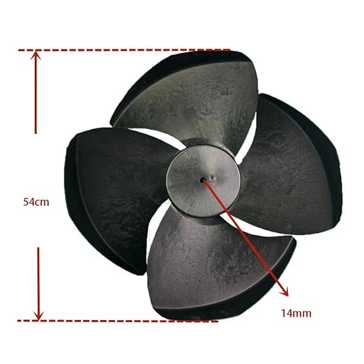 Fan Blades Air Cooler Fan Blade Fan Blades Replacement Fan Blades Rotate Fan - Image 5