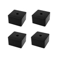 Rubber Anti-Vibration Pads & Shock Absorbing Pads 4 Pack, 50×50×30 mm Thick by ZhaoZo