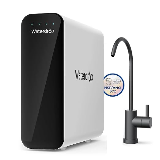 Waterdrop TSU 0.01μm Ultra-Filtration Under Sink Water Filter System, 3-Stage by Waterdrop