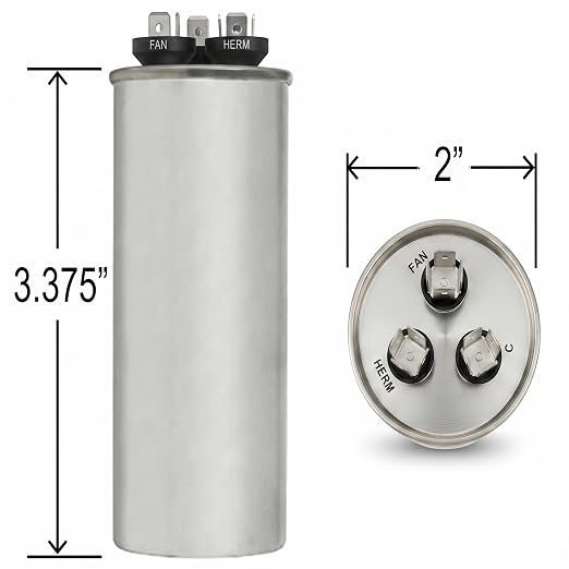 ClimaTek 35 + 5 MFD 370/440 Volt Dual Run Capacitor CAP99-3554R | 35/5 VAC | - Image 6
