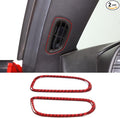 PIUGILH Carbon Fiber A-Pillar Air Vent Outlet Frame Panel Cover Trim Interior by PIUGILH