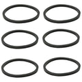 6PCS Kitchen Sink Filter Sealing Ring, Narrow Edge Rubber Gasket by Unknown