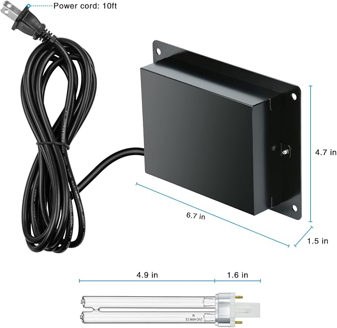 U/V Light for HVAC, Briidea U/V/C Light for Air Conditioner Duct for Whole - Image 5