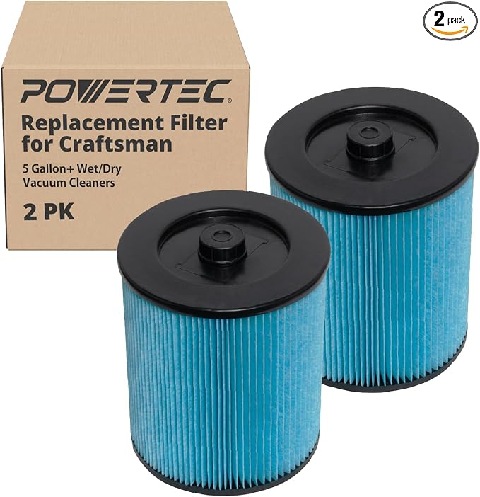 POWERTEC 17907 Cartridge Filter by POWERTEC