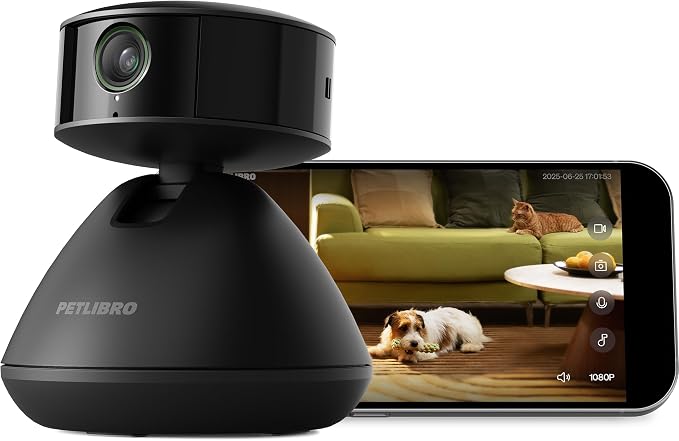 PETLIBRO Dog Camera with Phone App, 360° Auto Tracking Pet Camera Indoor with by Unknown