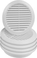 6" Inch White Round Air Vent Cover by HVACOV
